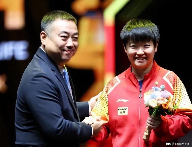 MK体育两会首日48岁王励勤一段采访刷屏孙颖莎的愿望或真要实现(图13)