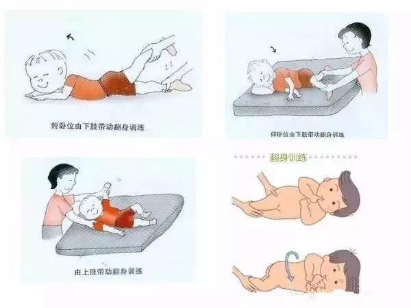 MK体育脑瘫康复训练根据小儿运动发育顺序图文讲解(图2)